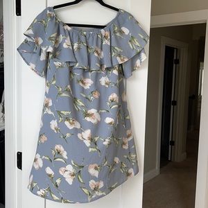 Darling ruffle floral dress